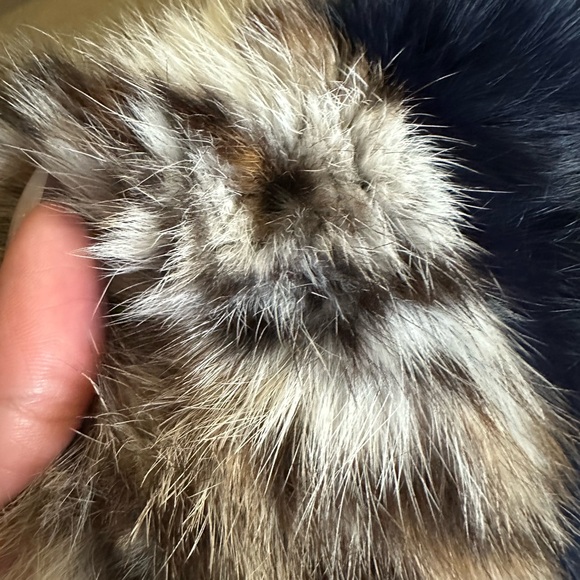 Girls Rabbit  Fur Coat - Picture 4 of 5